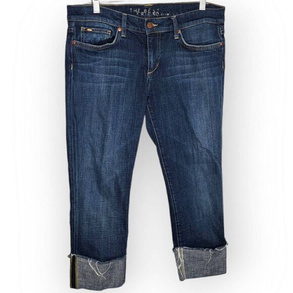 Joe's Jeans Women's Rolled Cuff Best Friend Cropped Jeans size 28 - Picture 2 of 8
